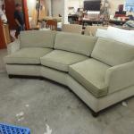 Custom upholstered and remodeled sofa.